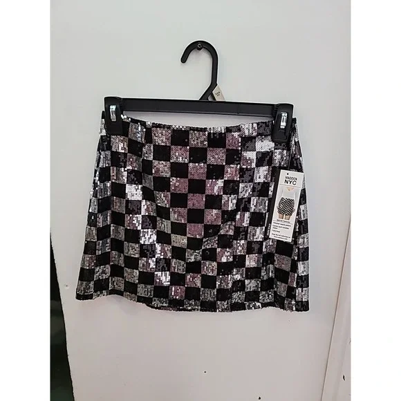 Madden NYC Women's Sequin Mini Skirt XXS - Picture 6 of 7